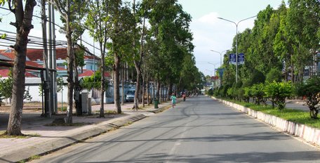 Thị trấn Vũng Liêm đang trên đường tiến tới đạt chuẩn đô thị loại IV.
