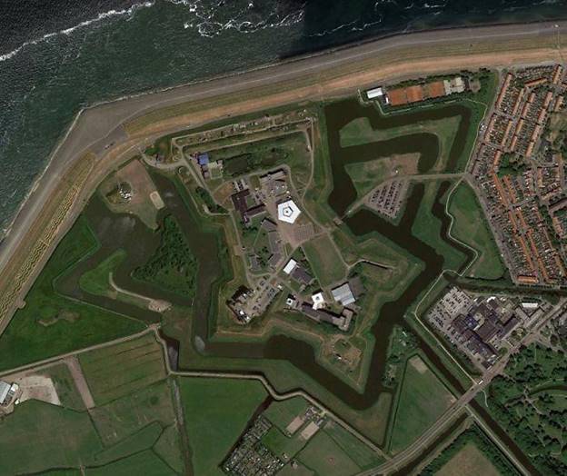 Một pháo đài ở Hà Lan.