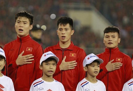 Quang Hải, Đình Trọng sẽ trở lại trong đội hình U23 Việt Nam. Ảnh Đ.H