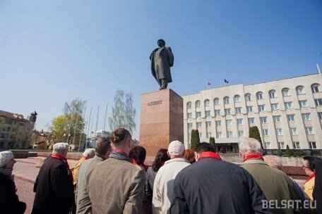 Kỷ niệm ngày sinh của Lenin. (Nguồn: belsat.eu)