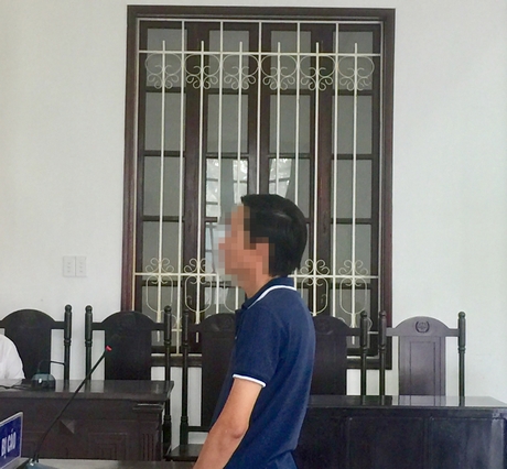 Bị cáo Huỳnh Ngọc Thái tại phiên tòa phúc thẩm.
