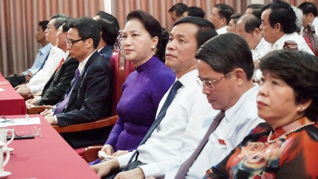 Chủ tịch Quốc hội Nguyễn Thị Kim Ngân dự lễ trao Bằng Tổ quốc ghi công