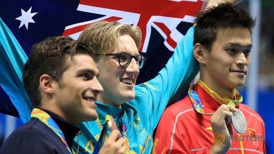 Horton đánh bại Sun Yang ở Olympic Rio 2016