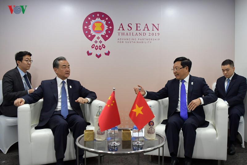 Phó Thủ tướng Phạm Bình Minh và Uỷ viên Quốc vụ, Bộ trưởng Ngoại giao Trung Quốc Vương Nghị