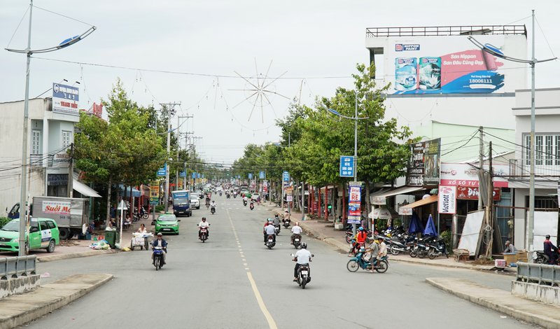 Trần Đại Nghĩa là 1 trong 2 tuyến đường của TP Vĩnh Long vừa được chủ trương ngầm hóa đường dây.