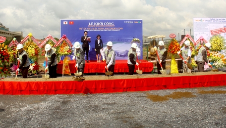 Dự án của Công ty TNHH Công nghiệp Towa (Việt Nam) là một trong các dự án đã được khởi công sau Hội nghị XTĐT năm 2018.