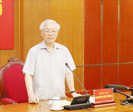  Tổng Bí thư, Chủ tịch nước Nguyễn Phú Trọng. Ảnh: Trí Dũng/TTXVN