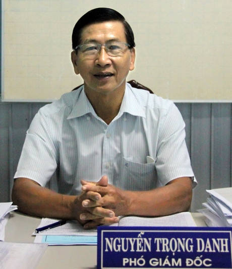 Ông Nguyễn Trọng Danh- Phó Giám đốc Sở Khoa học- Công nghệ tỉnh Vĩnh Long. Ảnh tư liệu của Khánh Duy