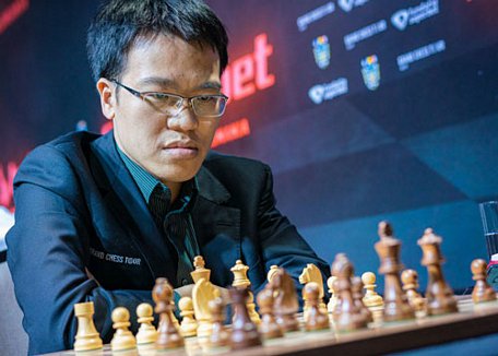  Lê Quang Liêm tại Grand Chess Tour Superbet Ảnh: GCT