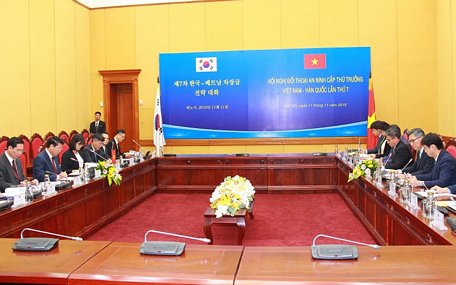Hội nghị Đối thoại An ninh cấp Thứ trưởng lần thứ 7 giữa Bộ Công an Việt Nam và Cơ quan Tình báo Quốc gia Hàn Quốc