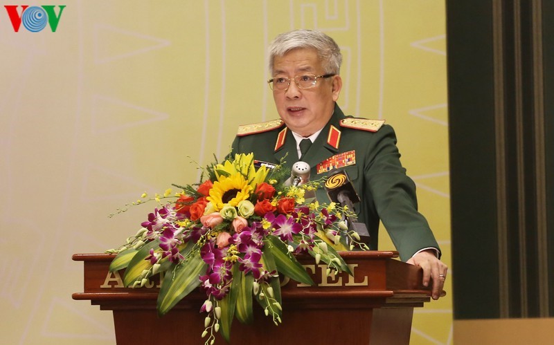 Thượng tướng Nguyễn Chí Vịnh - Thứ trưởng Bộ Quốc phòng. (Ảnh: Trọng Phú)