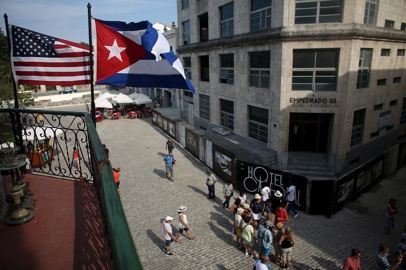 EU và Cuba phản đối các biện pháp cưỡng chế đơn phương của Mỹ. Ảnh: Reuters