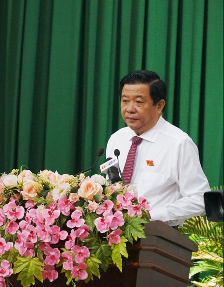 Phó Bí thư Thường trực Tỉnh ủy, Chủ tịch HĐND tỉnh- Bùi Văn Nghiêm phát biểu khai mạc