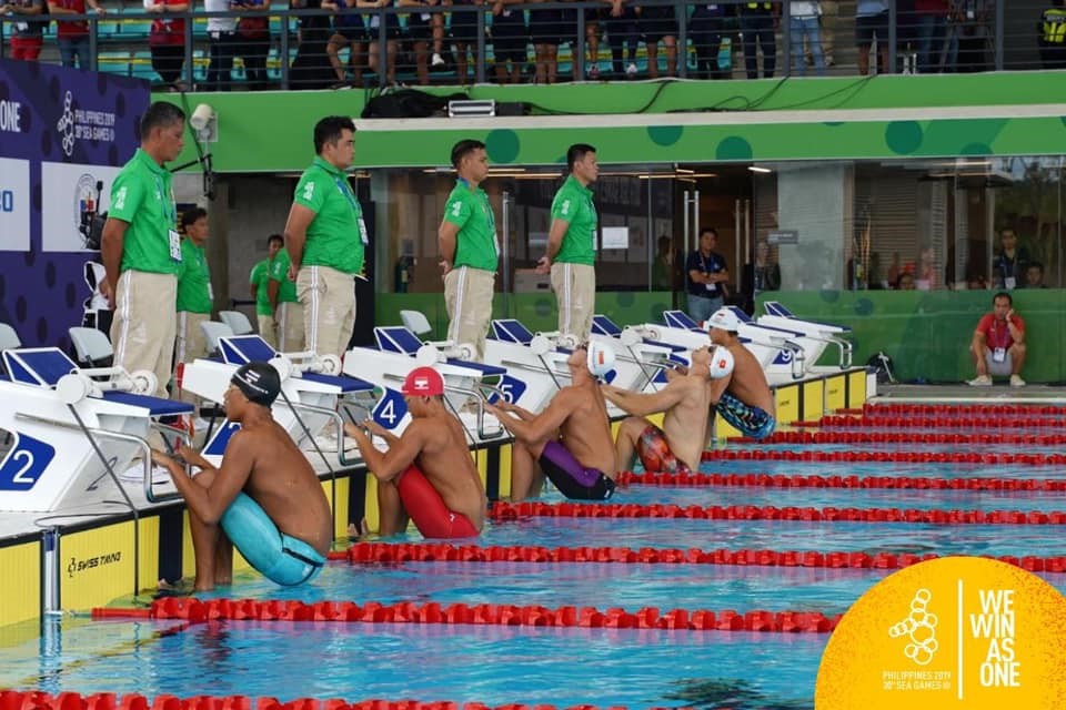 Các kình ngư Việt Nam có buổi thi đấu loại thành công ở môn bơi lội. Ảnh: 2019seagames