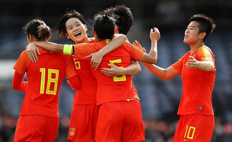 Đội tuyển nữ Trung Quốc sẽ quyết tâm thắng Úc để gặp Việt Nam ở vòng play-off - Ảnh: Sina Sports
