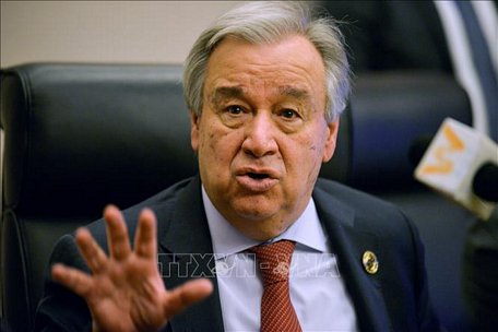  Tổng Thư ký Liên hợp quốc Antonio Guterres. Ảnh: AFP/TTXVN