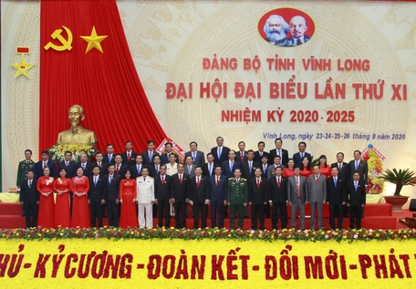 BCH Đảng bộ tỉnh (nhiệm kỳ 2020- 2025) ra mắt đại hội.