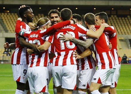 Athletic Bilbao đã có một trận đấu quả cảm và xứng đáng đoạt Siêu cúp Tây Ban Nha - Ảnh: Reuters