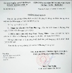 Thông báo khẩn của BCĐ Phòng chống dịch COVID-19 phường 9 (TP Vĩnh Long)