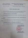 Thông báo khẩn của BCĐ Phòng chống dịch COVID-19 xã Thanh Đức (Long Hồ)