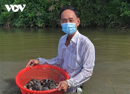  Ông Nguyễn Văn Thiệu đi đầu nuôi vọp tại địa phương
