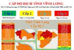 [Infographic] Cấp độ dịch tỉnh Vĩnh Long