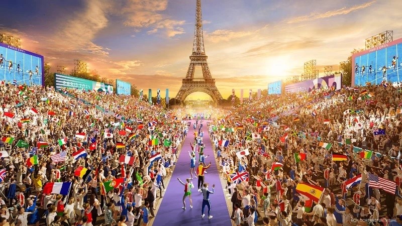 Thế vận hội Paris 2024 sẽ thu hút hàng triệu người từ khắp nơi trên thế giới về Pháp. (Ảnh: Paris 2024)