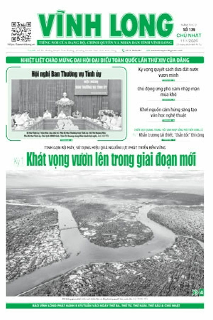 Mời bạn đọc xem báo in số 139 chủ nhật ngày 11/1/2026