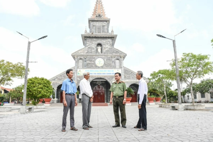 Họ đạo Mỹ Chánh đồng hành cùng công an cơ sở bảo đảm an ninh trật tự