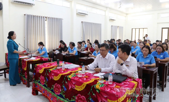 Agribank chi nhánh Trà Vinh phối hợp hỗ trợ phụ nữ tiếp cận tín dụng an toàn