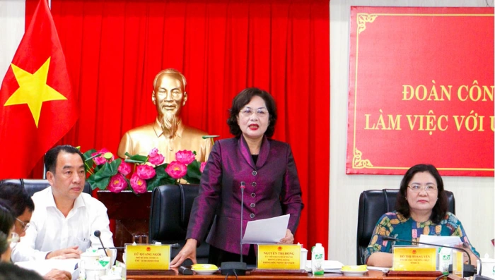Thống đốc NHNN làm việc với UBND tỉnh Vĩnh Long