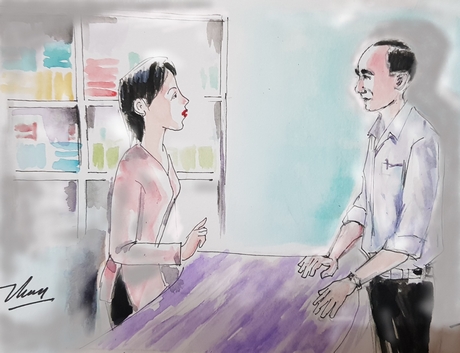 Tranh minh họa: TRẦN THẮNG (TP Vĩnh Long)